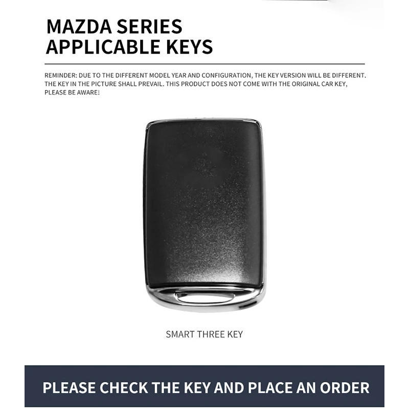 Suitable for Mazda CX-30 2020 2021 2022 zinc alloy car key case leather high-end car key case SUV key case accessories