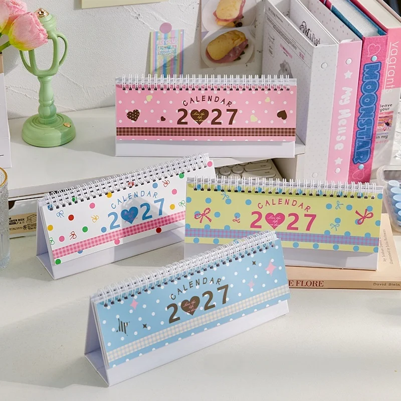 calendario-de-mesa-colorido-com-bolinhas-novo-2027-calendario-do-ano-da-ovelha-livros-criativos-estilo-coreano-ins-decoracoes-simples-de-mesa-com-encadernacao-em-espiral