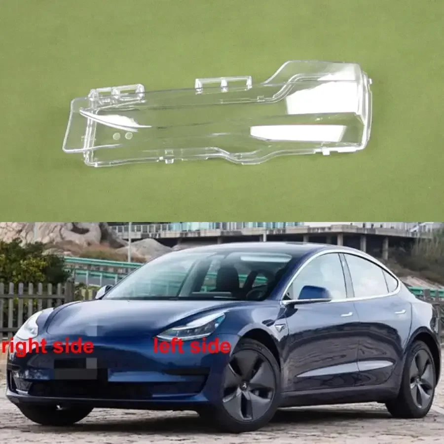 

Чехол для передней противотуманной лампы Tesla Model 3 2021 2022, прозрачная маска, крышка объектива из оргстекла, автозапчасти