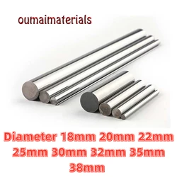 1pcs Shaft Linear RC 304  Stainless Steel Rod 18mm 20mm 22mm 25mm 30mm 32mm 35mm 38mm Bar Rail Round Shafts Rods Length 100mm
