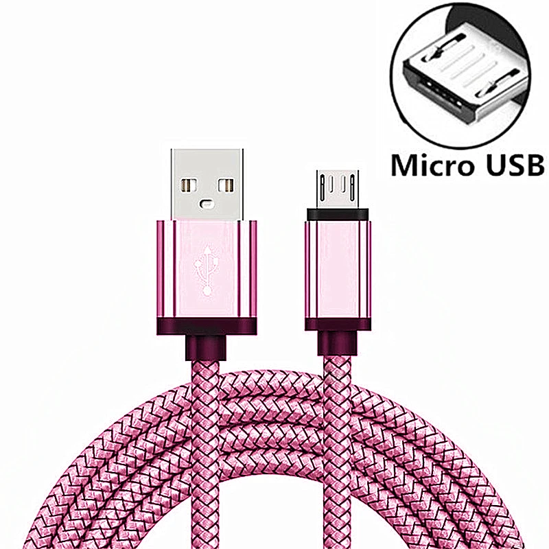 Micro USB Charging Cable For Samsung Galaxy A3/A5/A7 J3 2016 J4 J6 A6 Plus J7 J8 A2 Pro 2018 S6 S7 Edge Note 5 J5 Charger Cord