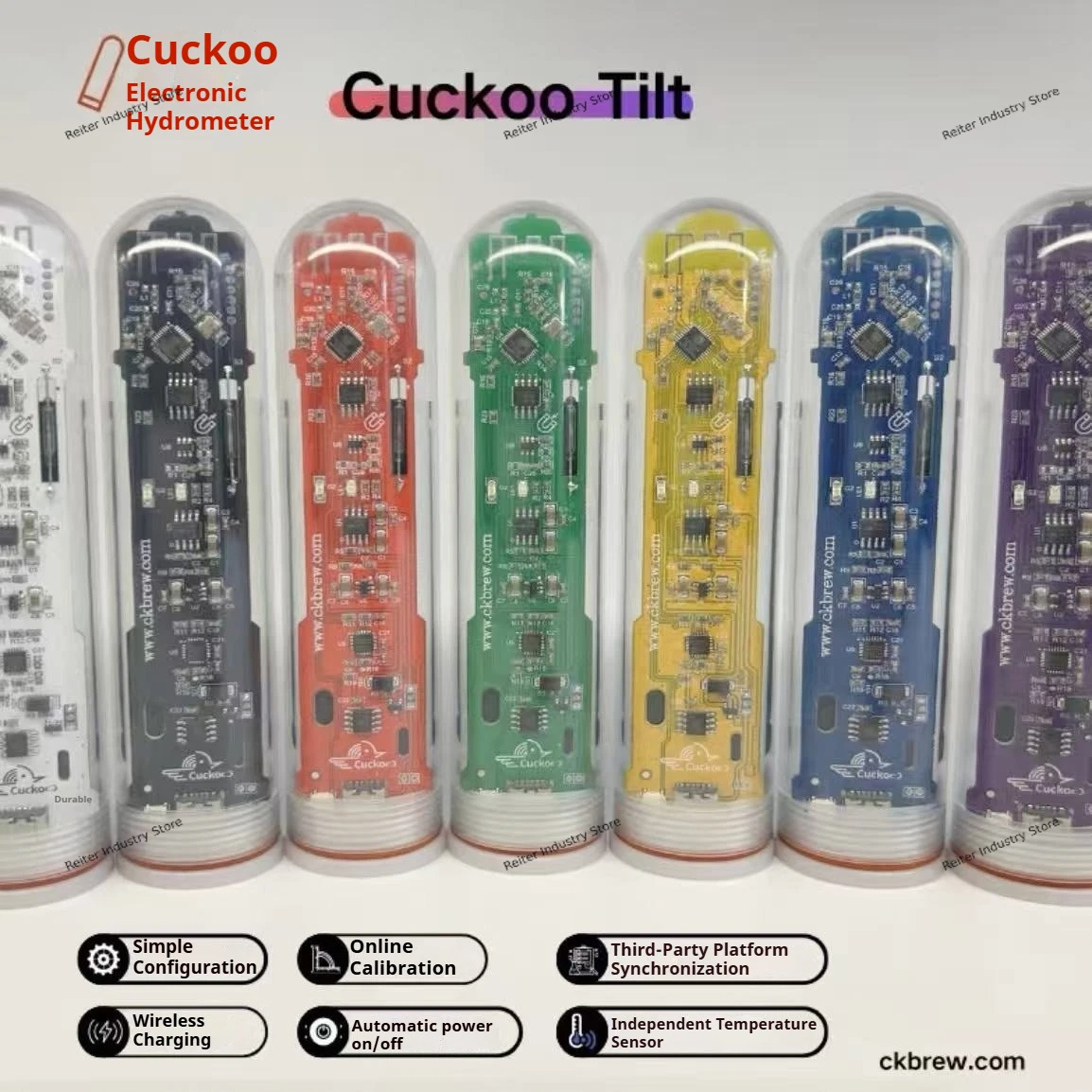 

Original Wireless DIY iSpindel Hydrometer and Thermometer for Home Brewing(Not Including Wireless Charger)