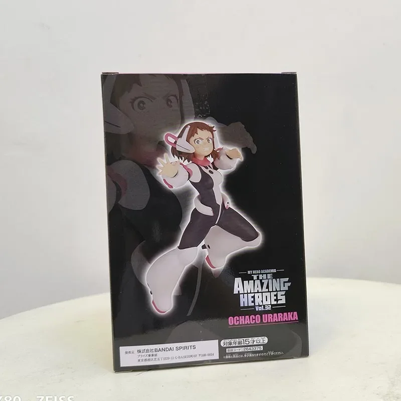 Bandai Original My Hero Academia Figurka anime OCHACO URARAKA Figurka akcji Zabawki dla dzieci Prezent Model kolekcjonerski Ozdoby