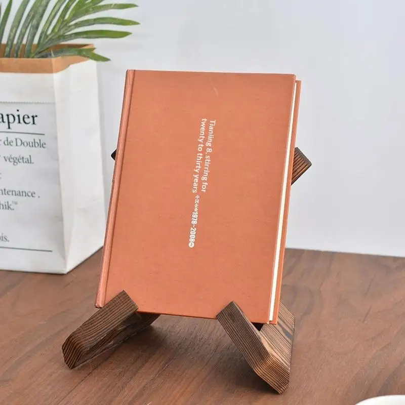 

Wooden Cookbook Holders Document Tablet Reading Record Display Stand Photo Frame Bracket Home Kitchen Cookware Storage Rack