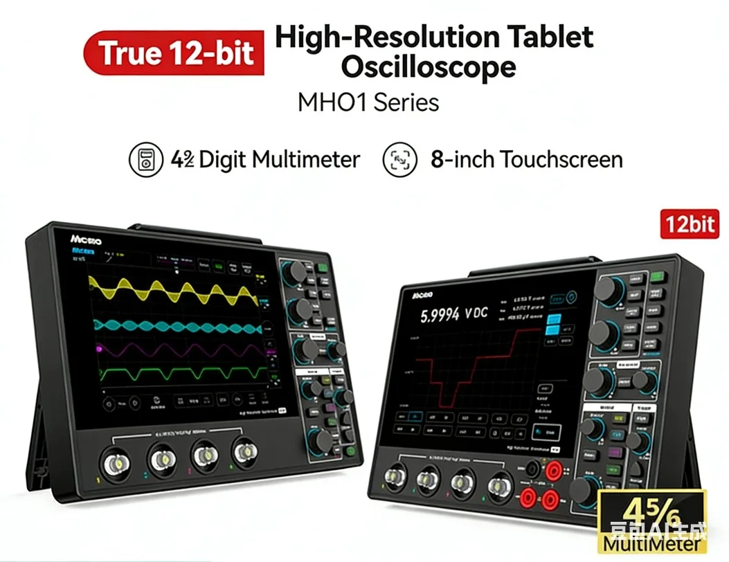 1pc NEW Micsig Suitcase Set MHO14-100 100MHz Digital Oscilloscope Bandwidth 1GSa/s Sampling Rate Multimeter*SY
