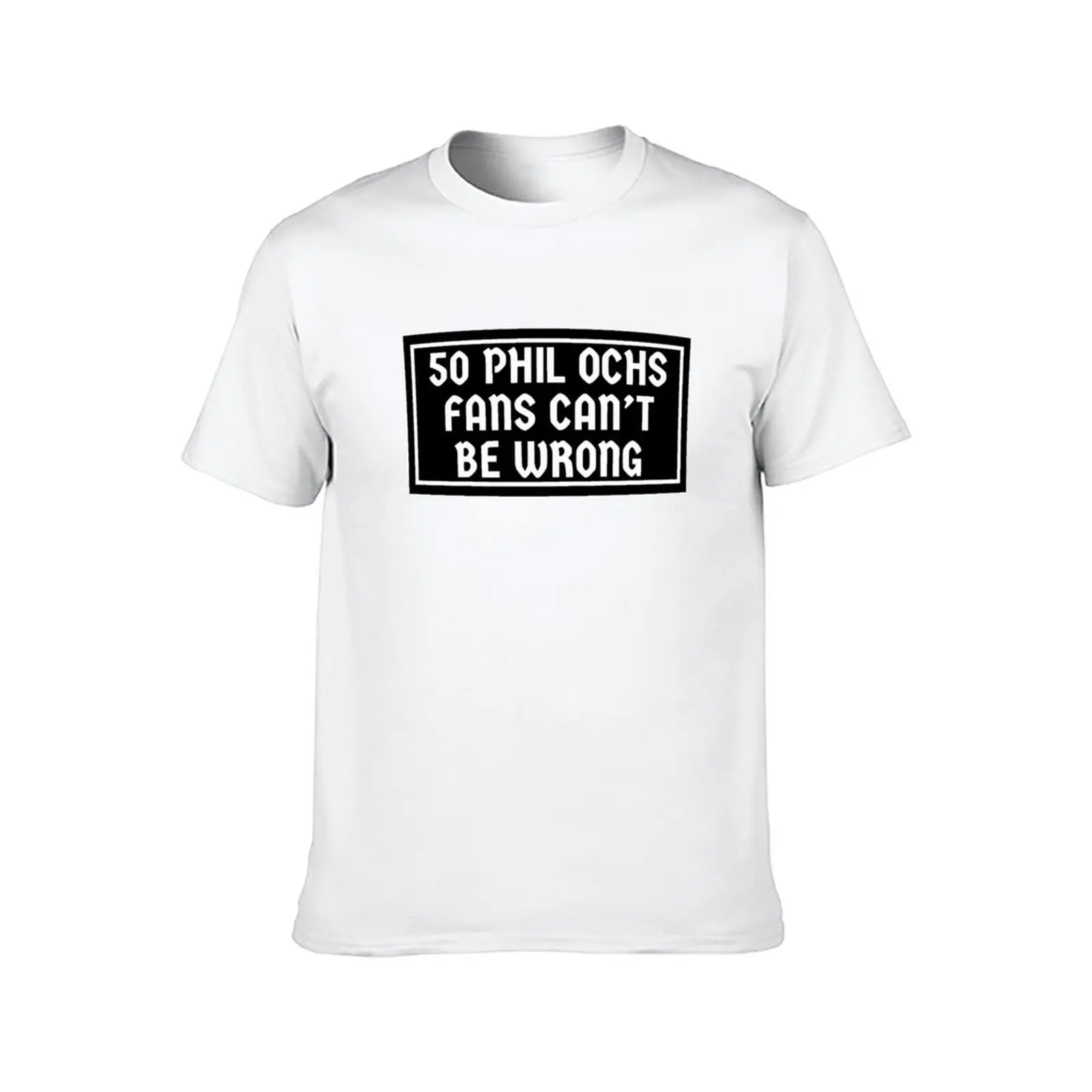 เสื้อยืด 100% ผ้าฝ้าย ลายพิมพ์ Ochs สีขาว รุ่น 50 และ (แฟนคลับฟิล)