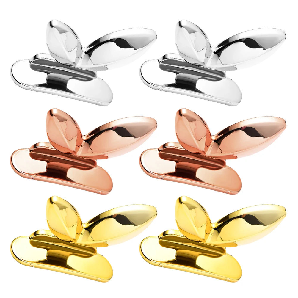 

6pcs Toilet Lid Lifter Modern Bathroom Essential Avoid Touch Handle Seat Rose Gold Silver Durable Versatile Home Hotel Public