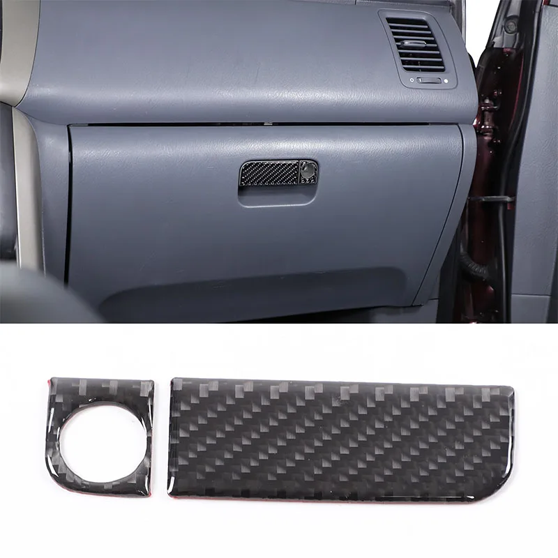 

For Honda Pilot 2003-2008 soft carbon fiber car styling car passenger glove box switch sticker car interior accessories