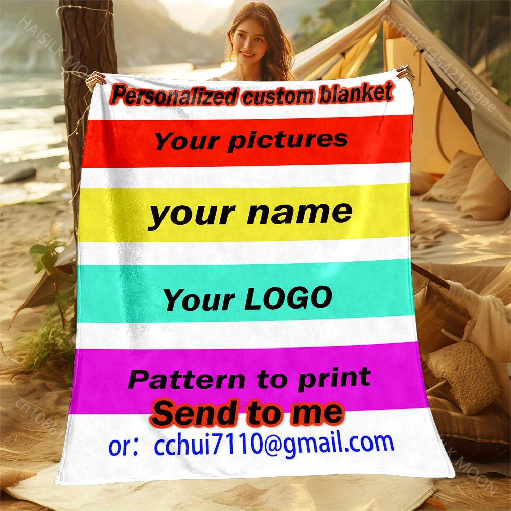 

HD Personalized Blankets Can Be Customized with Name, Picture, LOGO, Message, Text,Contact Us A Good Holiday Gifts