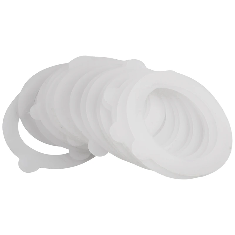 الترويج! 40 قطعة من أختام حشية بديلة من السيليكون، حلقات إغلاق حشية من السيليكون محكمة الغلق، تناسب برطمانات تعليب الفم العادية