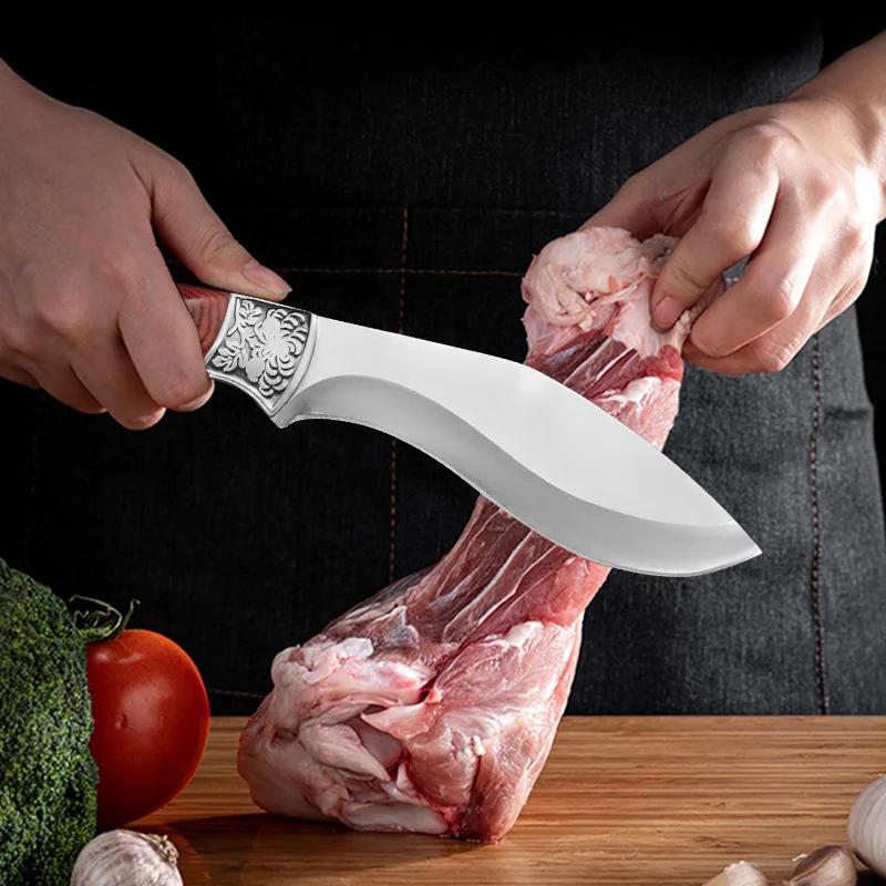 Utility Kitchen Knives Slicing Fruit Cleaver Meat Vegetable Boning Knife Stainless Steel Wood Handle Chef Cooking Barbecue knife