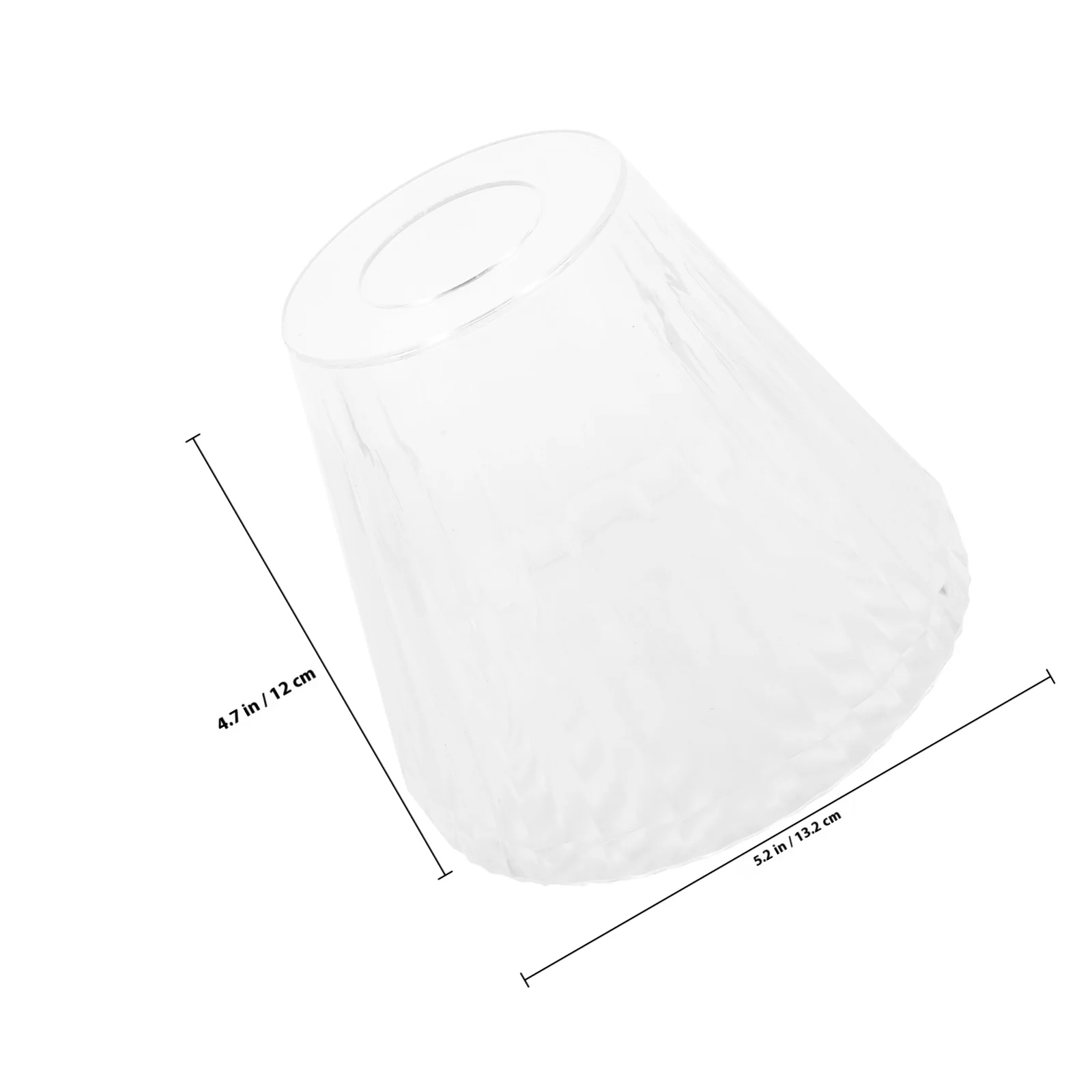 Acrylic Lamp Shade Transparent Plastic Replacement For Pendant Ceiling E27 Hanging Light Living Room Bedroom