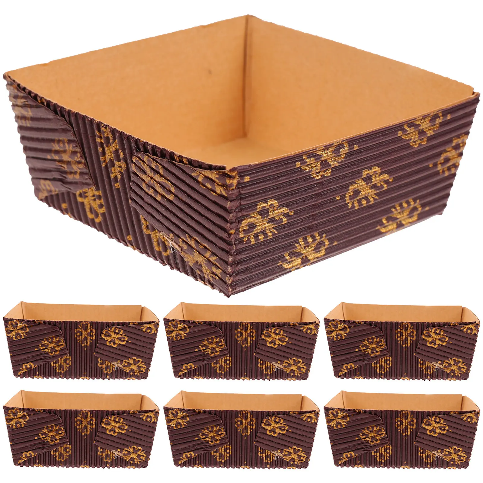 25Pcs Paper Loaf Pans Baking P - огляд і ціна Tray Mold Rectangle