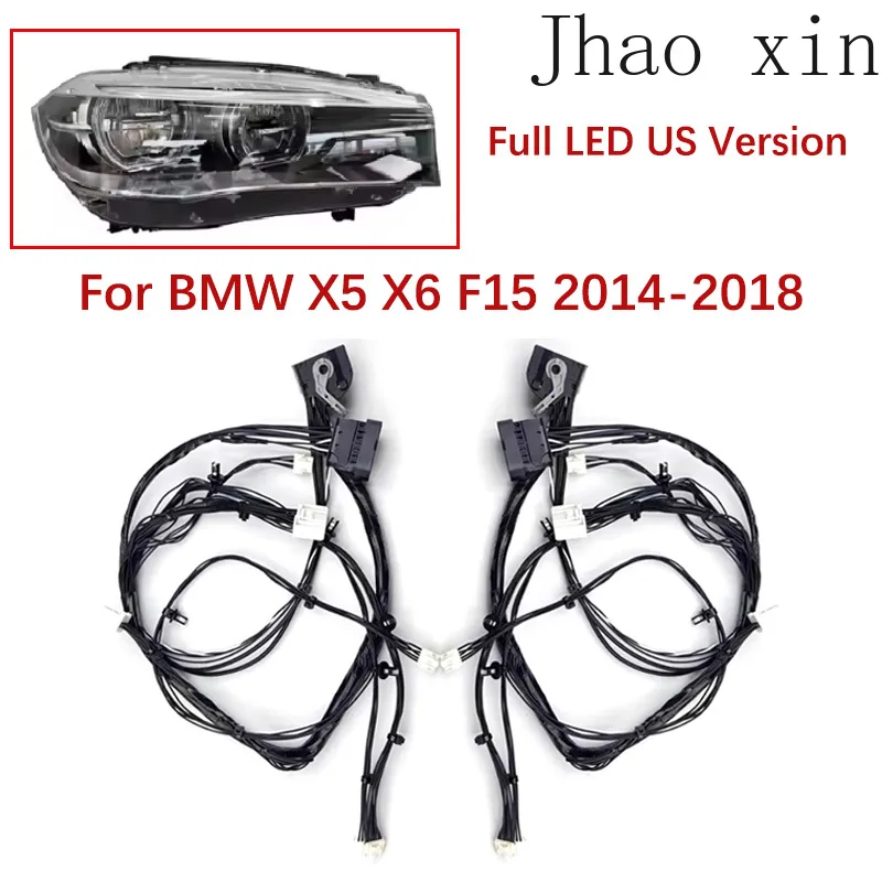 

Suitable For BMW X5 X6 F15 2014-2018 US Version Full LED Car Headlight Wiring Harness Internal Wiring Plug Component Connector