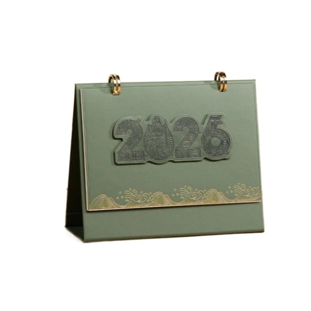 

Thick Paper 2026 Desktop Calendar Daily Schedule To Do List Standing Flip Calendar Memo Book Table Planner Student Stationery