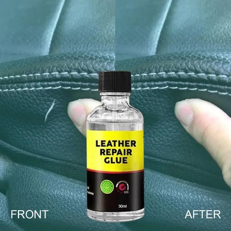 30/50ml Car Leather Repair Glue Auto Seat Maintenance Leather Care Liquid Rubber Leather Gel Sofa Car Leather Adhesive Glue