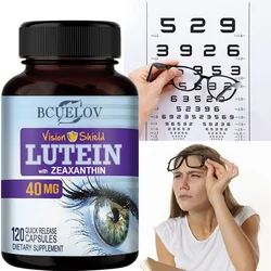 Lutein 400 Mg - Zeaxanthin, Vitamin - Eye Health, Eyestrain Relief, Dry Eyes & Vision Health, Blue Light Protection