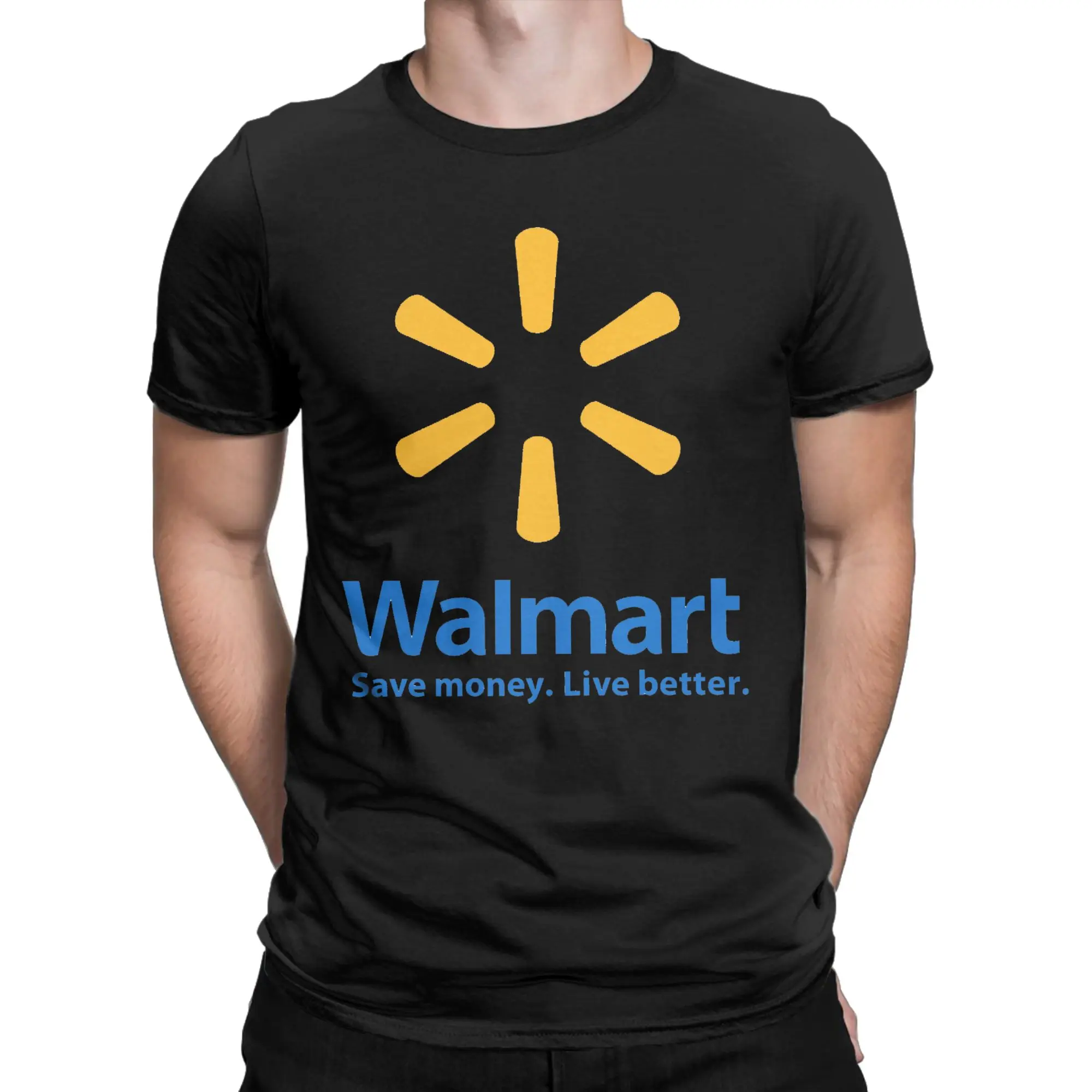Men Sunset Walmart  T-Shirts  100 Cotton Tops Summer Streetwear Short Sleeve T Shirt Round Neck Harajuku Casual Tee Shirt