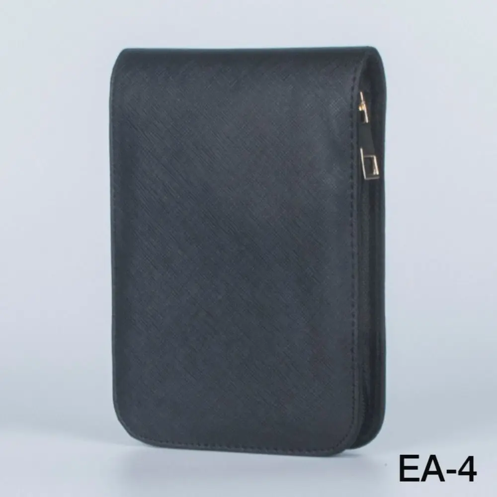 Pen Container Bag Large Capacity Fountain Pencil Case PU Leather Zipper Dustproof Multifunctional Writing Holder Supplies