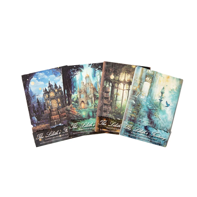 4Packs/Lot Lilith 'S Fantasy-Serie Retro Paper Memoblok