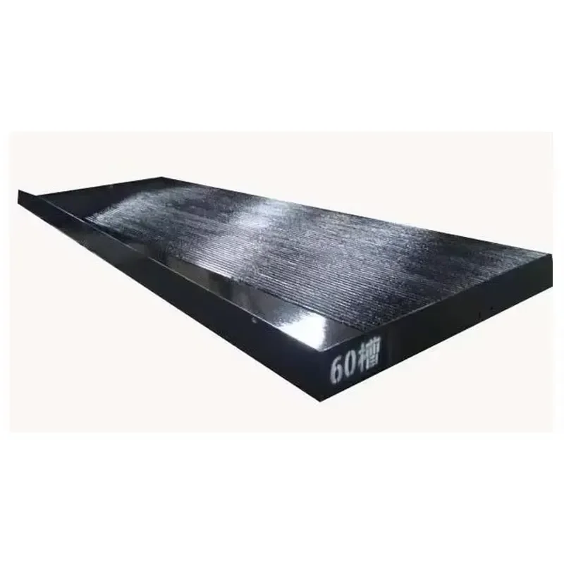 Lab Gemini Shaker Table Deck, Wear-resistant Fiberglass Bed Spare Part for Gold Mineral Gravity Separation
