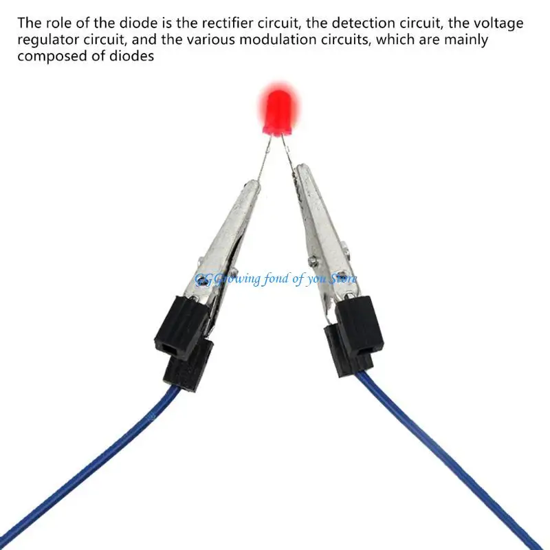 

H9EB Bulb Red/Yellow/Green Light LED Diode Lights Electronics Emitting Components