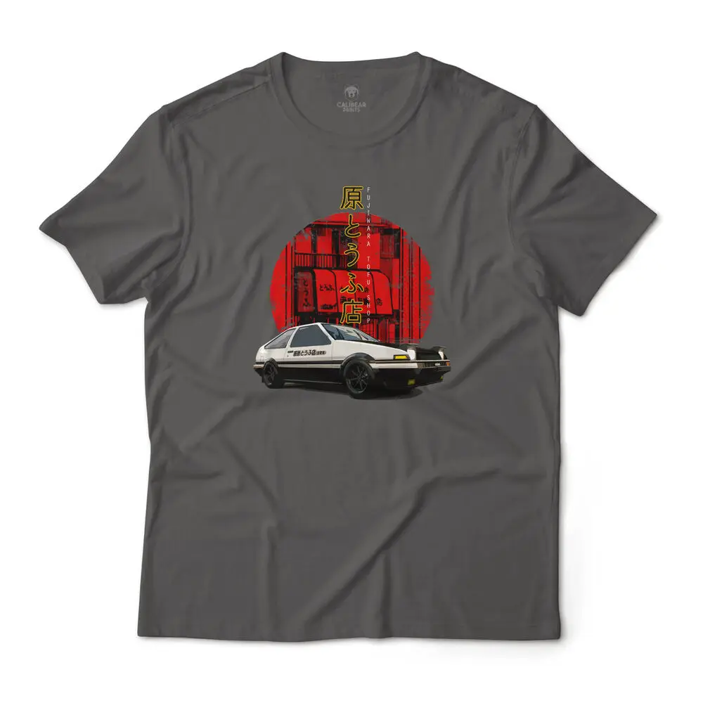 Initial D TruJosé gland 86-T-shirt graphique de voiture, avec magasin de tofu Fujiwara de l'anime