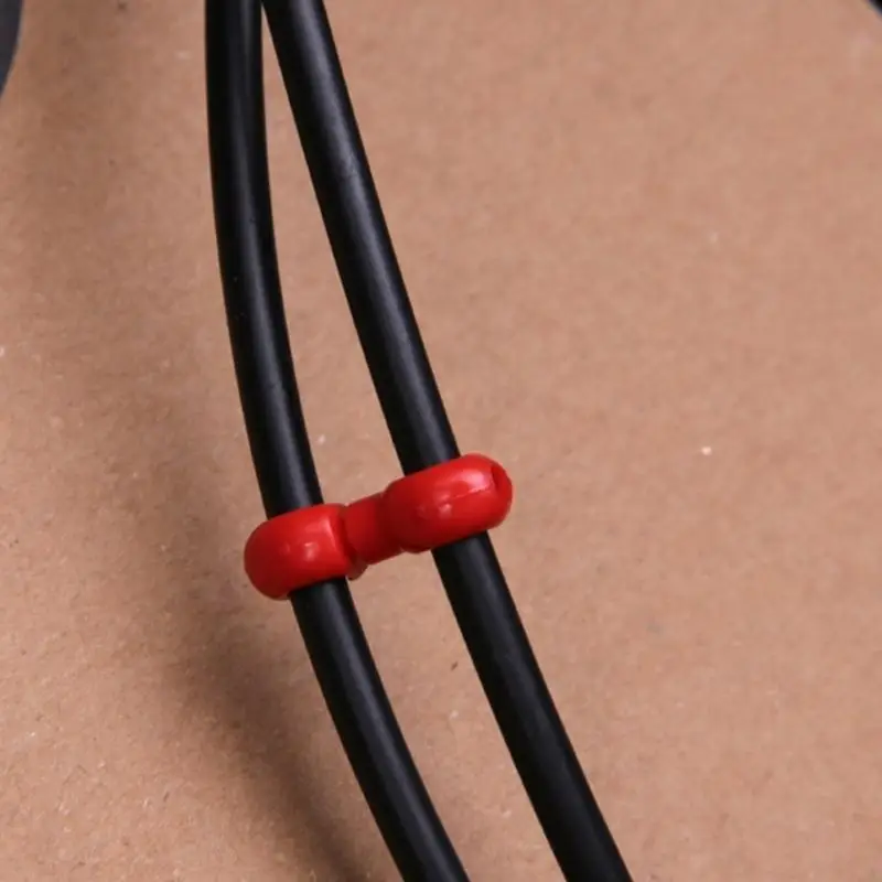 20Pcs Bike Brake Line Buckle Bike Cable Clasps Plastic Bicycles Brake Cable Clip 