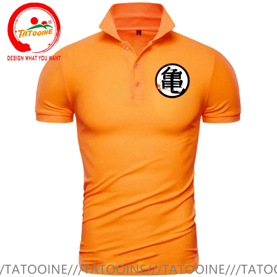 New Anime Kame Logo 3D Printed DBZ Polo Shirt Men Summer Fashion Harajuku Cartoon Manga Polo Shirts Vegeta Goku Tees Tops tshirt