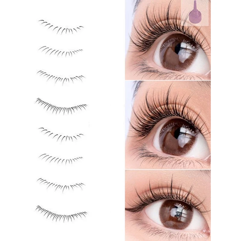 Disposable Lower Eyelash Tattoo Sticker Beauty Tool Tattoo Patch Flat Lay Makeup Tool Enlarge Your Eyes Symmetrical Eyelashes