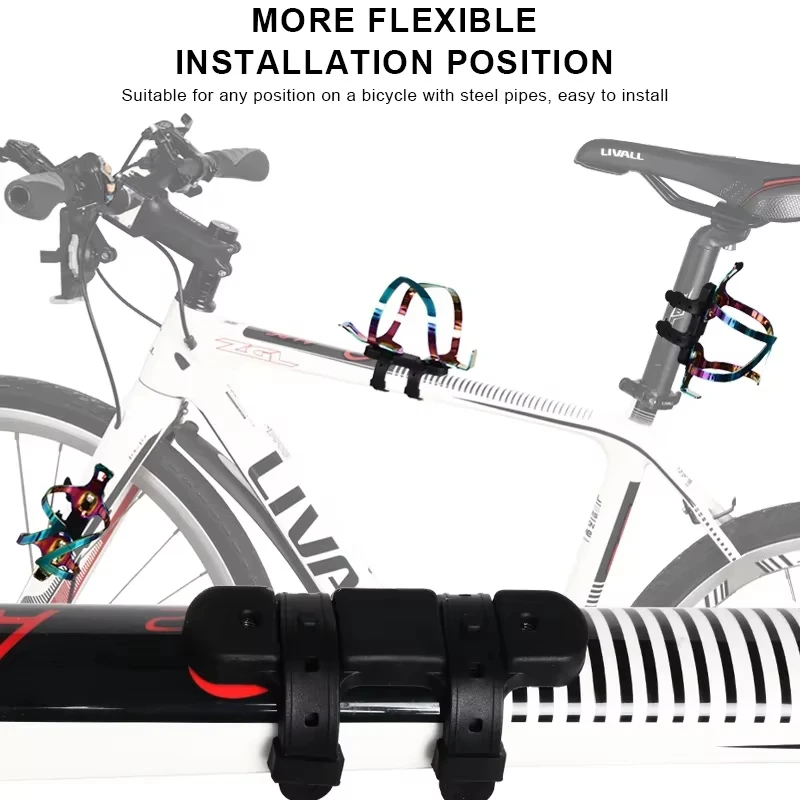 Toptrek Fahrrad Flaschenhalter MTB Rennrad Wasserflaschenhalter Bunte leichte Radfahren Flaschenhalterung Fahrradzubehör – Detail 12