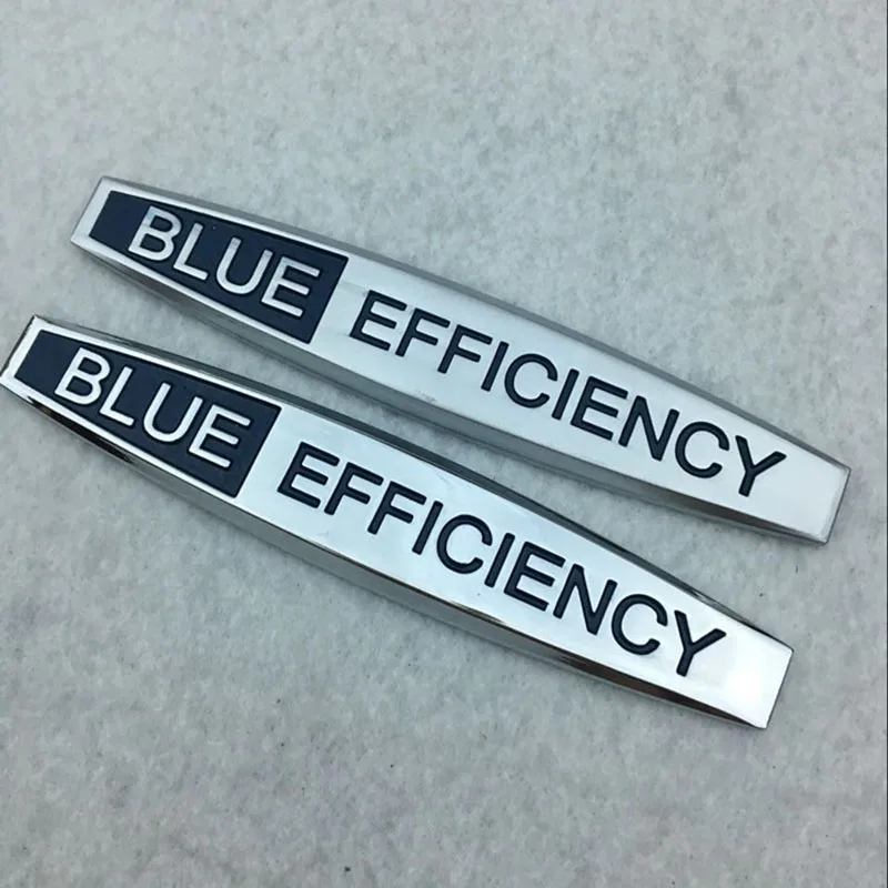 3d Metal Logo BLUE EFFICIENCY Emblem Car Fender Badge Sticker CLA GLA GLK 300 Accessories