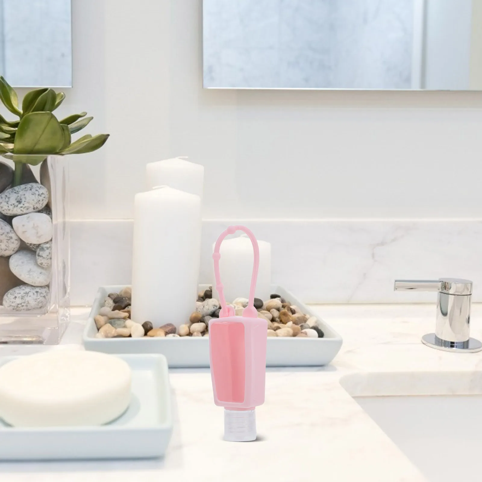 

Silicone Hand Lotion Bottle Portable Set Durable Cream Container Travel Household Use Colorful Dispenser