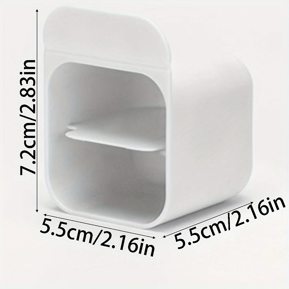 حاملات أقلام مكتبية، حاويات تخزين أقلام رصاص بمشبك، ملحقات لوازم مكتبية لاصقة، مجموعة منظم مكتب بلاستيكية من البولي بروبيلين