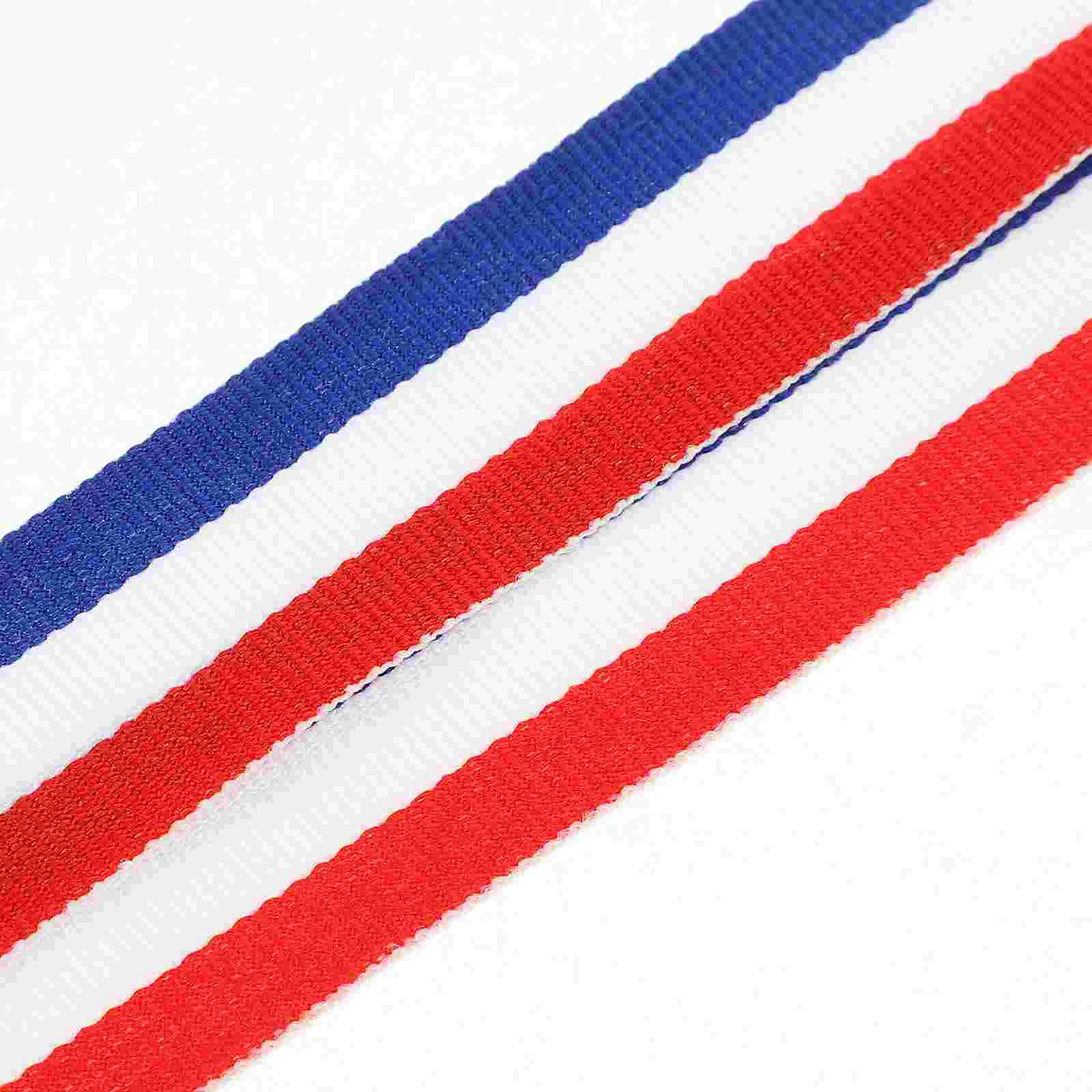 12 Pcs Medal Lanyard Multi-function Neck Ribbon Sports Meeting Award Straps Ribbons with Clip Competition Party Tie