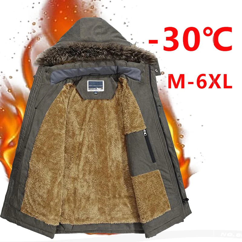 Parkas de algodón con capucha para hombre, chaqueta acolchada de invierno, abrigo militar cálido, ropa de abrigo larga y gruesa, cortavientos de