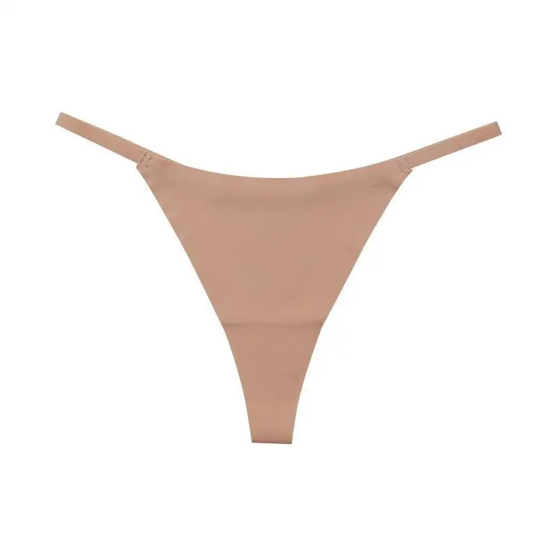 Sexy Thin Strap No Show Tanga Panties for Women, Soft Stretch Micro Thongs for Swimwear Under Gym Workout, Multi-Colors Availabl