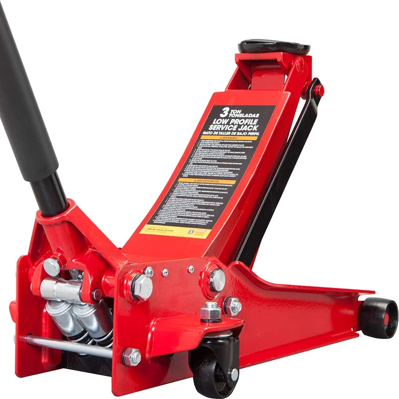 3 Ton Big Red Low Profile Car Floor Jack Hydraulic Floor Jack with Quick Lift Pump