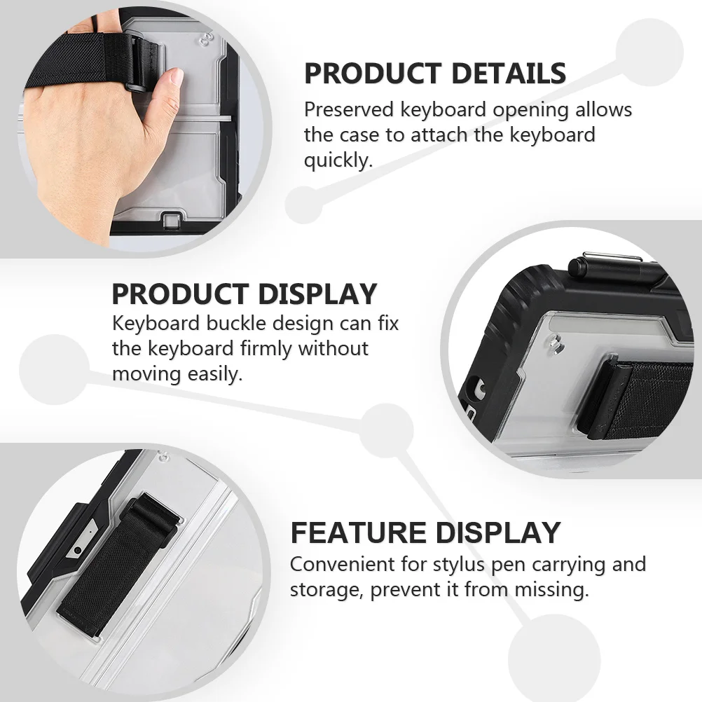 

Anti-Fall Plastic Shell For Surface Pro 8 Preserved Keyboard Opening Pen Slot Stylus Storage Tablet Protective Case