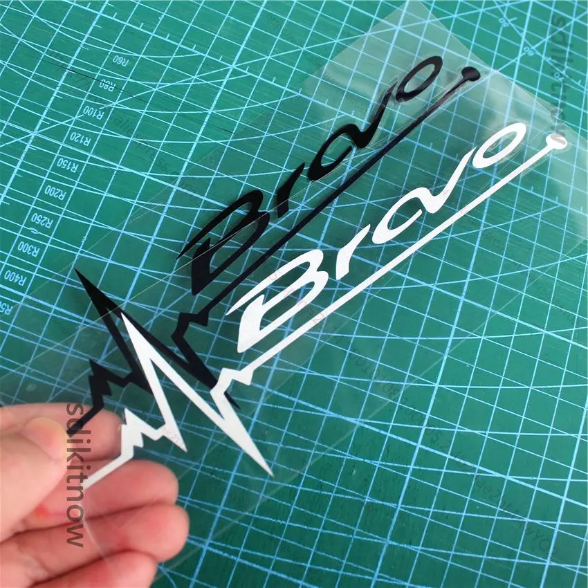 

2pcs/lot New Car Vinyl Sports Sticker Fashion Bumper Trunk Door Reflective Decal Styling decoration For Fiat BRAVO 2 accessories