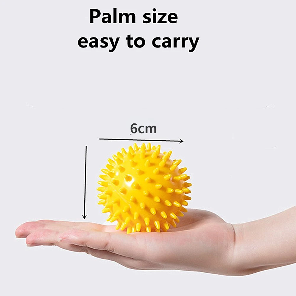 Boule de massage piqueuse en PVC coloré pour le corps, tissus profonds, massage du dos, masseur de pieds, instituts de soulagement musculaire,