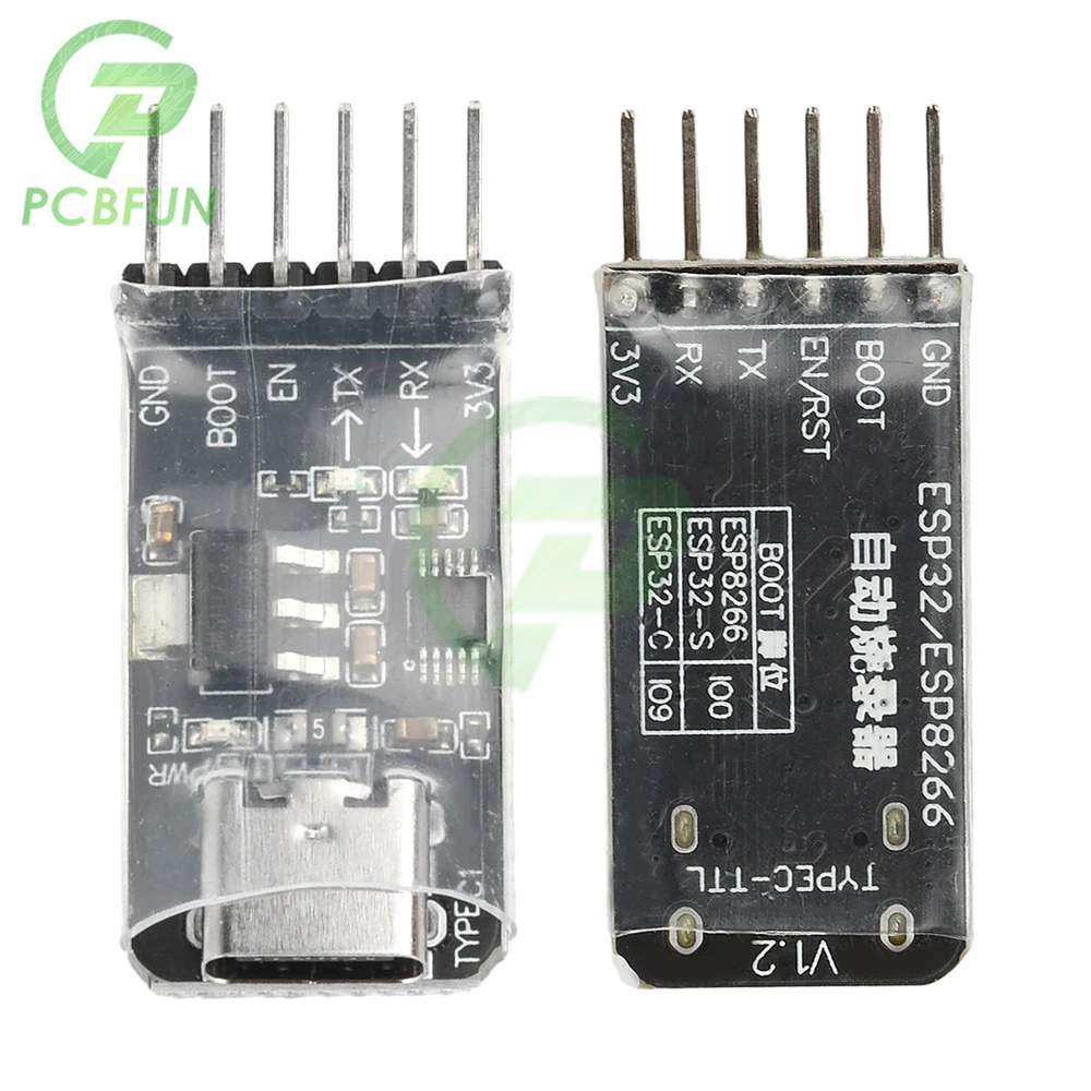 ESP32 Auto Downloader Module Auto Burner ESP8266 Burner USB to Serial Burner Module USB to TTL Module Type-C