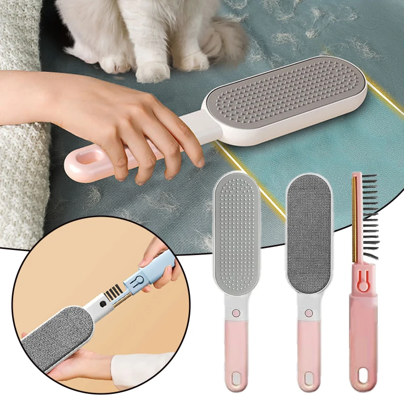 4-in-1 multifunctional electrostatic hair removal brush, clothing sofa hair adhesive, pet hair scraper 1