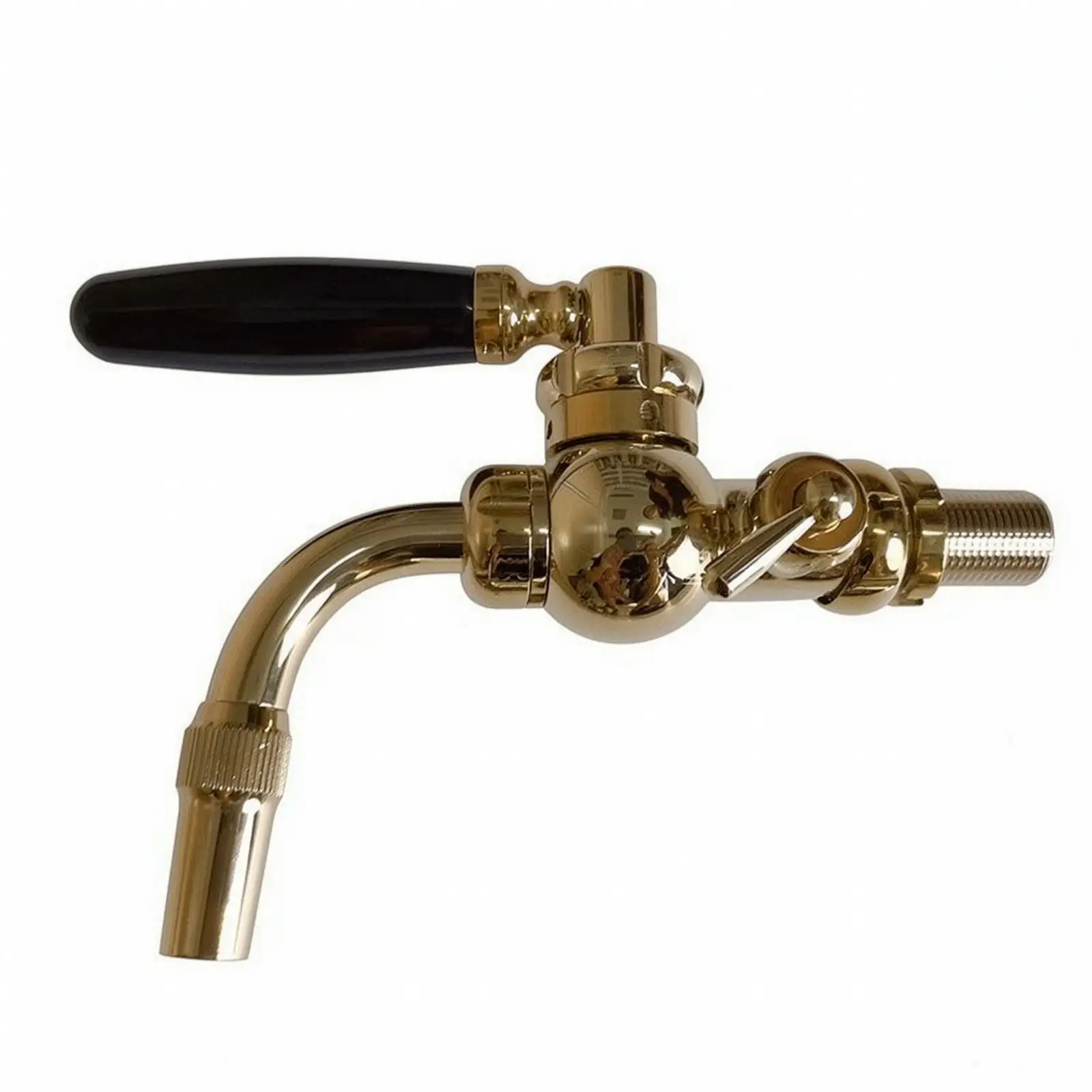 Premium Stainless Steel Beer Tap Keg Faucet with Threaded Inlet for Restaurant Tavern Beverage Station