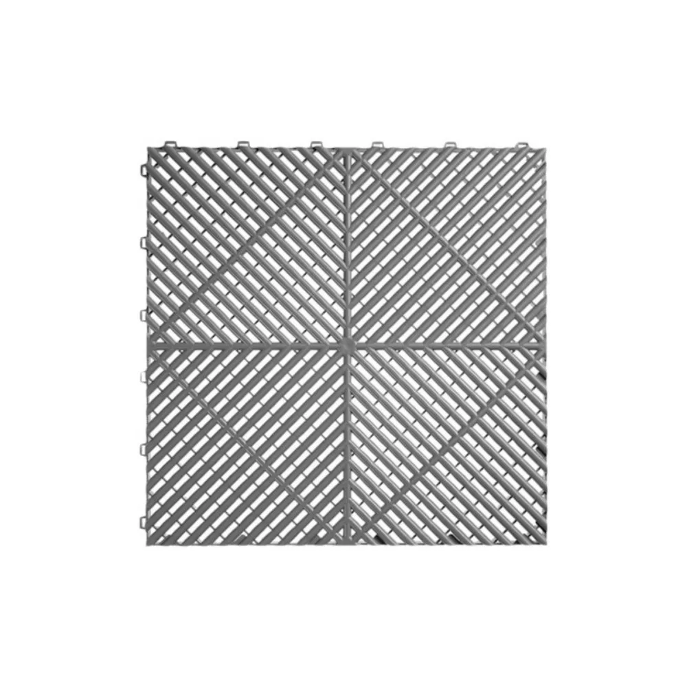 400x400x18mm Floor Garage Tile Anti-Slip Waterproof Garage Slabs Interlocking Plastic Drainage Mat For Car Parking Wokshop