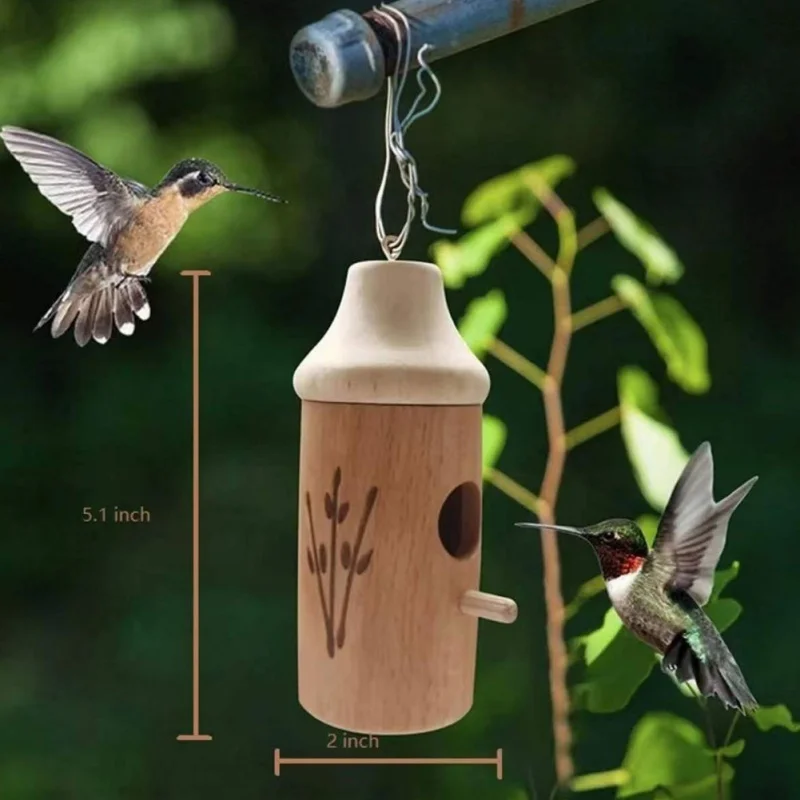 Hummingbird House Decorate The Hummingbird House Walnut Birdhouse Handwork Wood