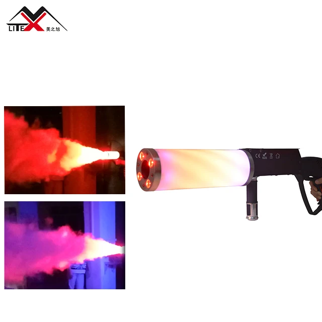 Best selling stage special effect equipment handhold LED co2 jet machine dj carbon dioxide gas  blaster for ktv disco bar