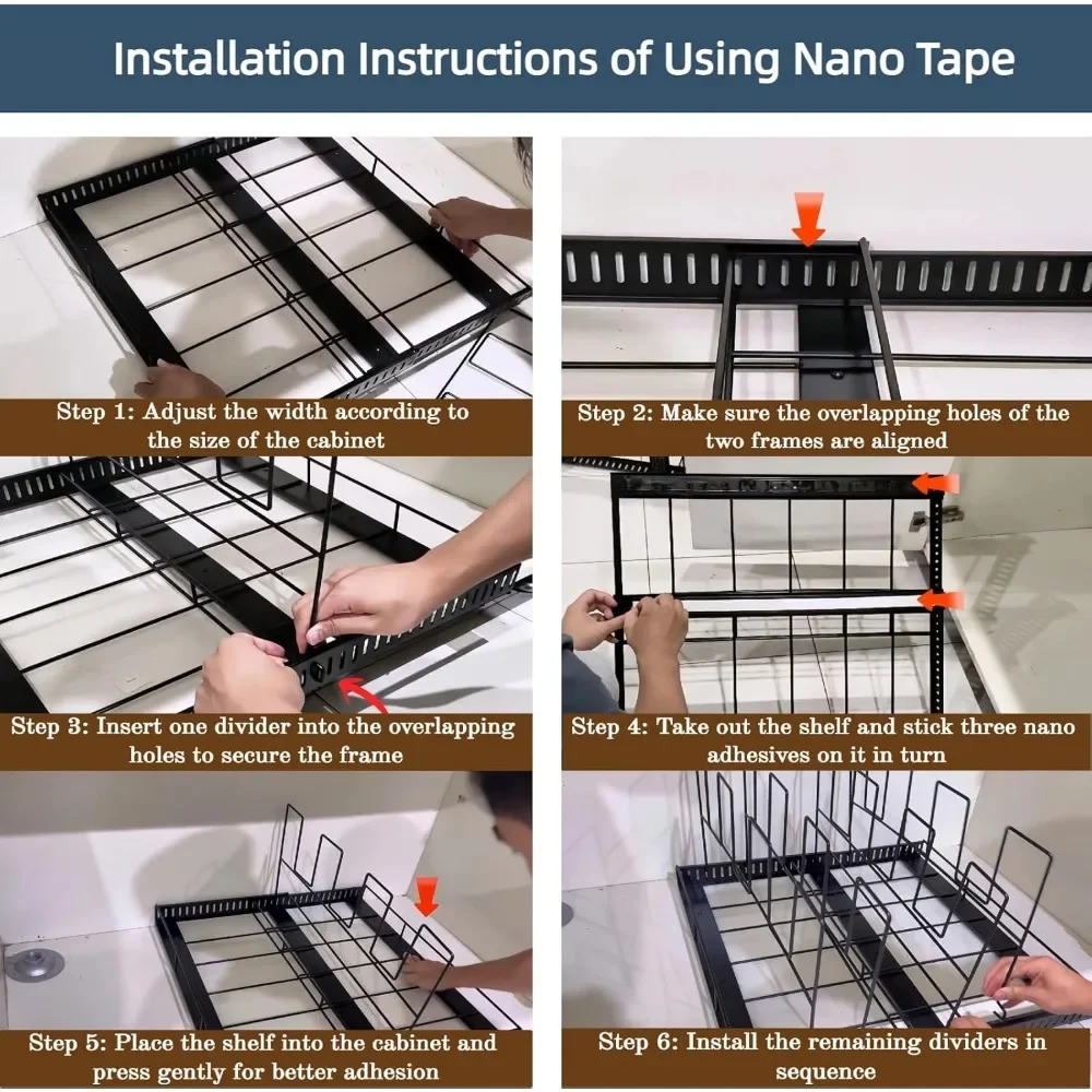 صينية خبز قابلة للتوسيع ومنظم ألواح البسكويت، حل تخزين لوح القطع قابل للتعديل بعرض 13-22 بوصة