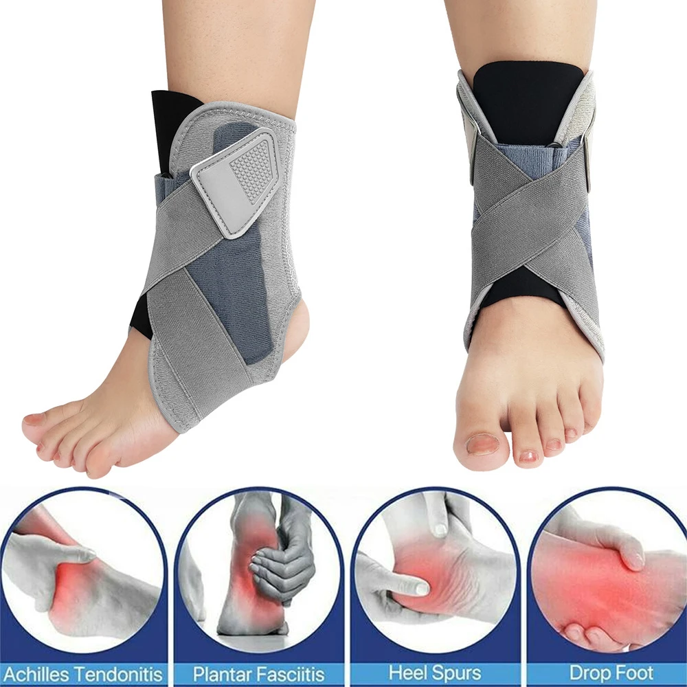 1/2/4Pcs Ankle Brace with Aluminum Stays, Adjustable Breathable Ankle Support Compression Sleeve for Basketball Sports Men Women