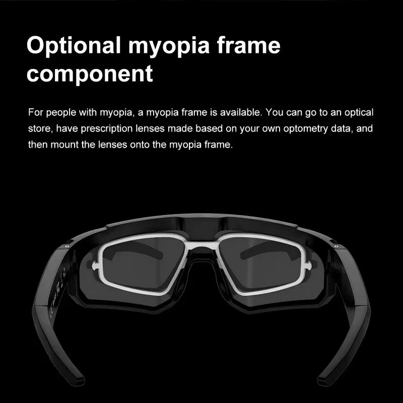 Lenovo 2400w Photo ChatGPT AI Smart Camera Glasses Anti-shake 1080P Video Cycling Sport Sunglasses DualMic 32GB Windproof Goggle